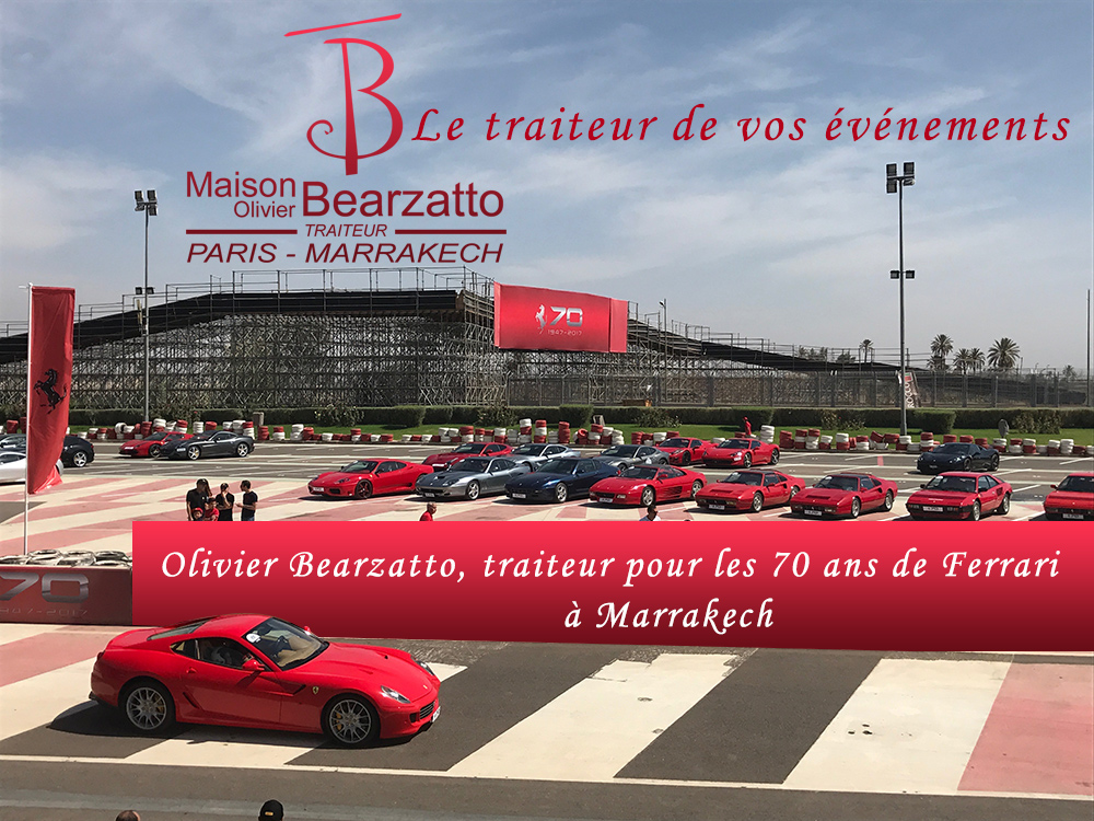 70 ans de Ferrari Traiteur marrakech